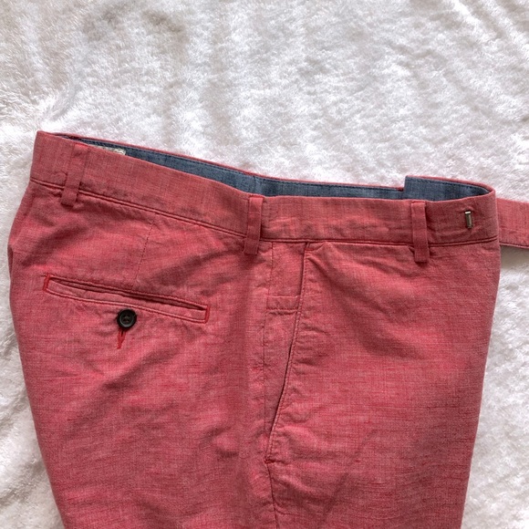Club Monaco Chino Shorts Cotton/Linen - Picture 2 of 5